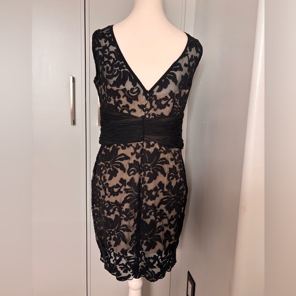 Montage by Mon Cheri Black Lace Mini Dress - Picture 9 of 11